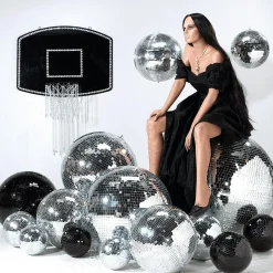 Discokugel Silber, 40 Cm Ø