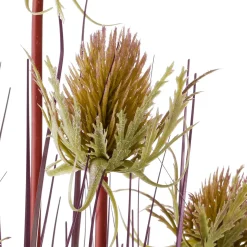 Distel-Kunstgras Im Schwarzen Topf 69 Cm