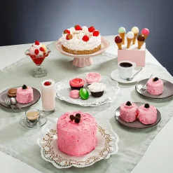 Erdbeer-Eisbecher Lebensmittel-Attrappe 21 Cm