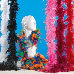 Federboa, Rot, 180 Cm