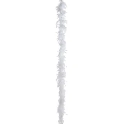 Federboa, Weiß, 180 Cm