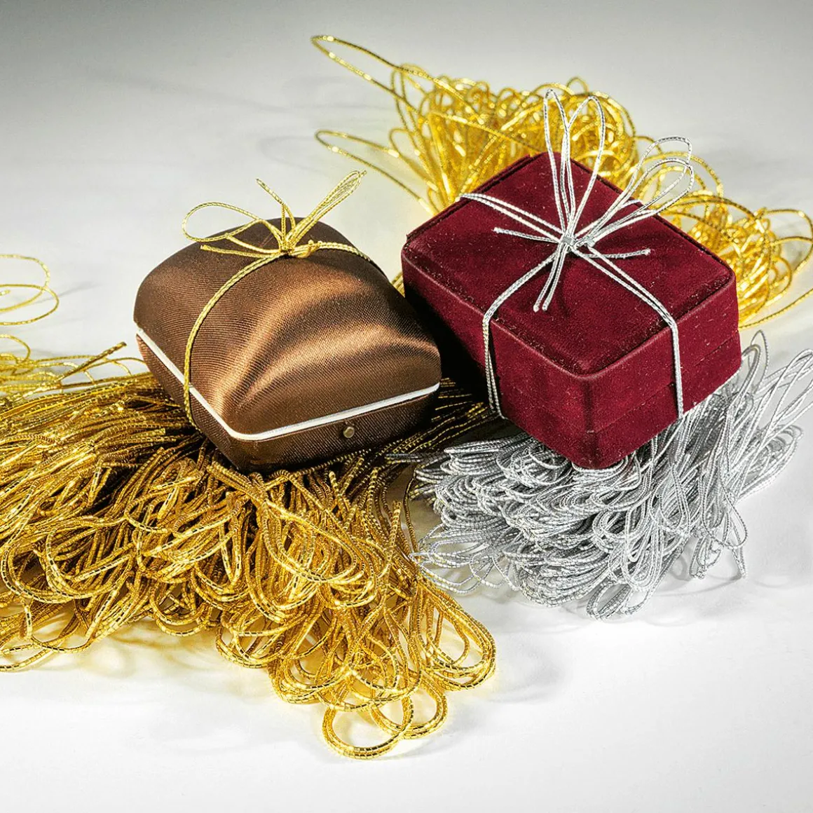 Fertigschleifen Silber 25 Cm, 100 Stück