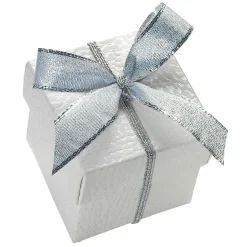 Fertigschleifen Silber 20 Cm, 100 Stück