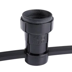 Flachkabelfassung E27 Incl. Gummidichtung