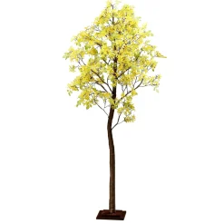 Forsythien-Kunstbaum Mit Standplatte 200 Cm