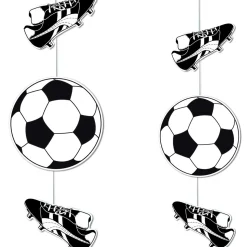 Fußballgirlande Mit Schuhen & Fußbällen 90 Cm
