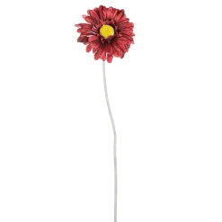 Gerbera-Kunstblumen Rot, Pack à 2 Stück