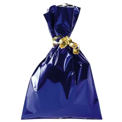 Geschenkbeutel, Glänzend, Blau, 15 X 25 Cm