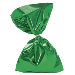 Geschenkbeutel, Glänzend, Dunkelgrün, 20 X 35 Cm