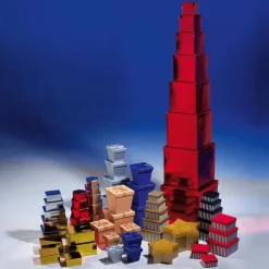 Geschenkkartonage Metallic, Gold, 5tlg.