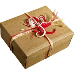 Geschenkkartons Braun 24 X 22 X 9,5 Cm 10 Stück