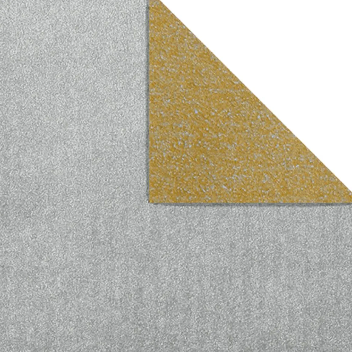 Geschenkpapier Bicolor Rolle Gold Silber 50 Cm X 50 M