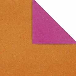 Geschenkpapier Bicolor Secare Rolle 50 Cm, 100 M, Pink Orange