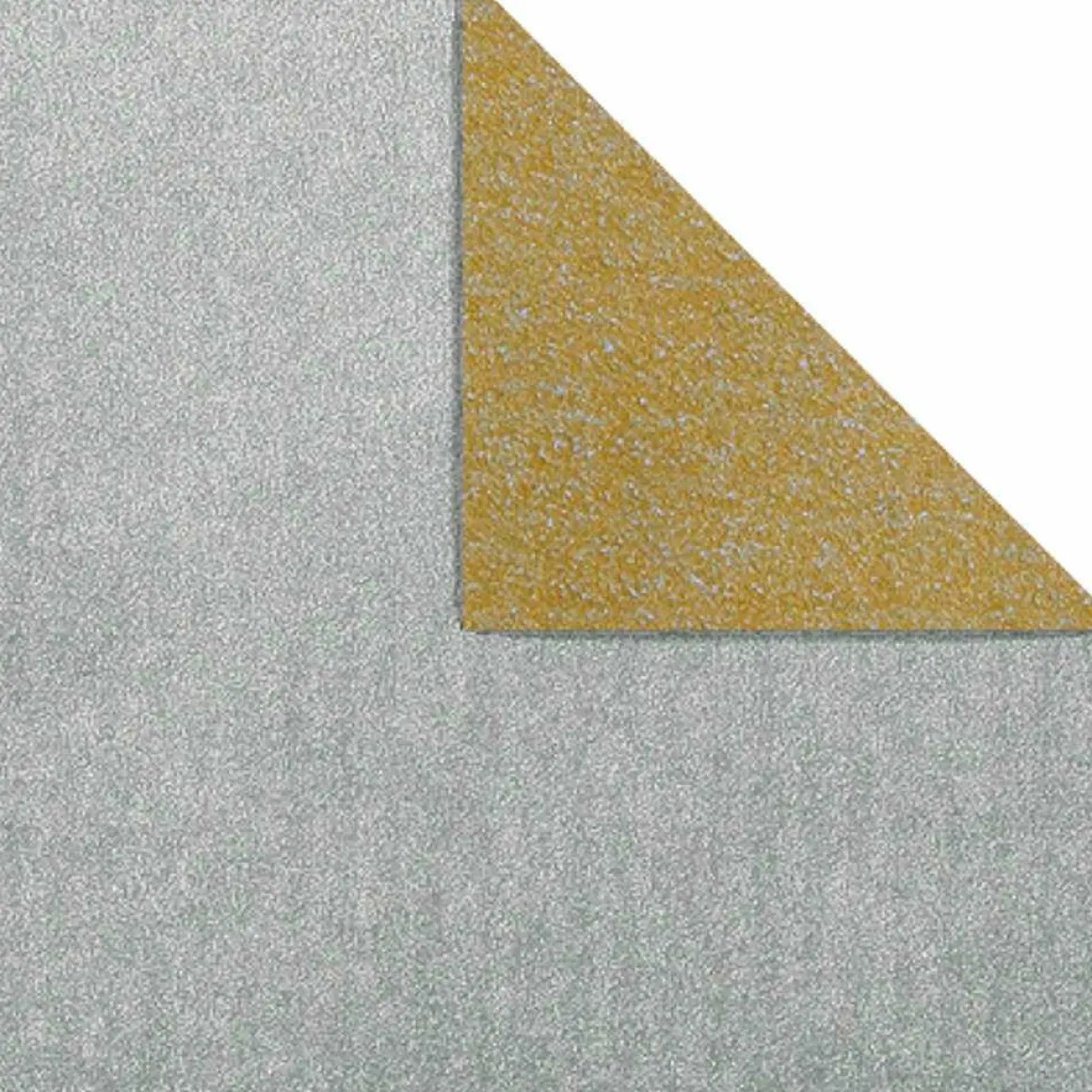Geschenkpapier Bicolor Secare Rolle 50 Cm, 100 M, Gold Silber