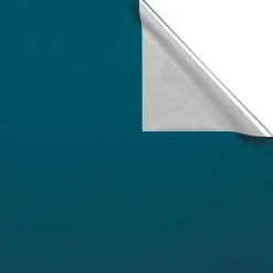 Geschenkpapier Bicolor Secare Rolle 50 Cm, 100 M, Blau Silber