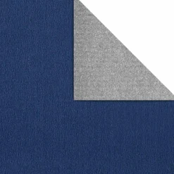 Geschenkpapier Bicolor Secare Rolle 70 Cm, 100 M, Silber/blau