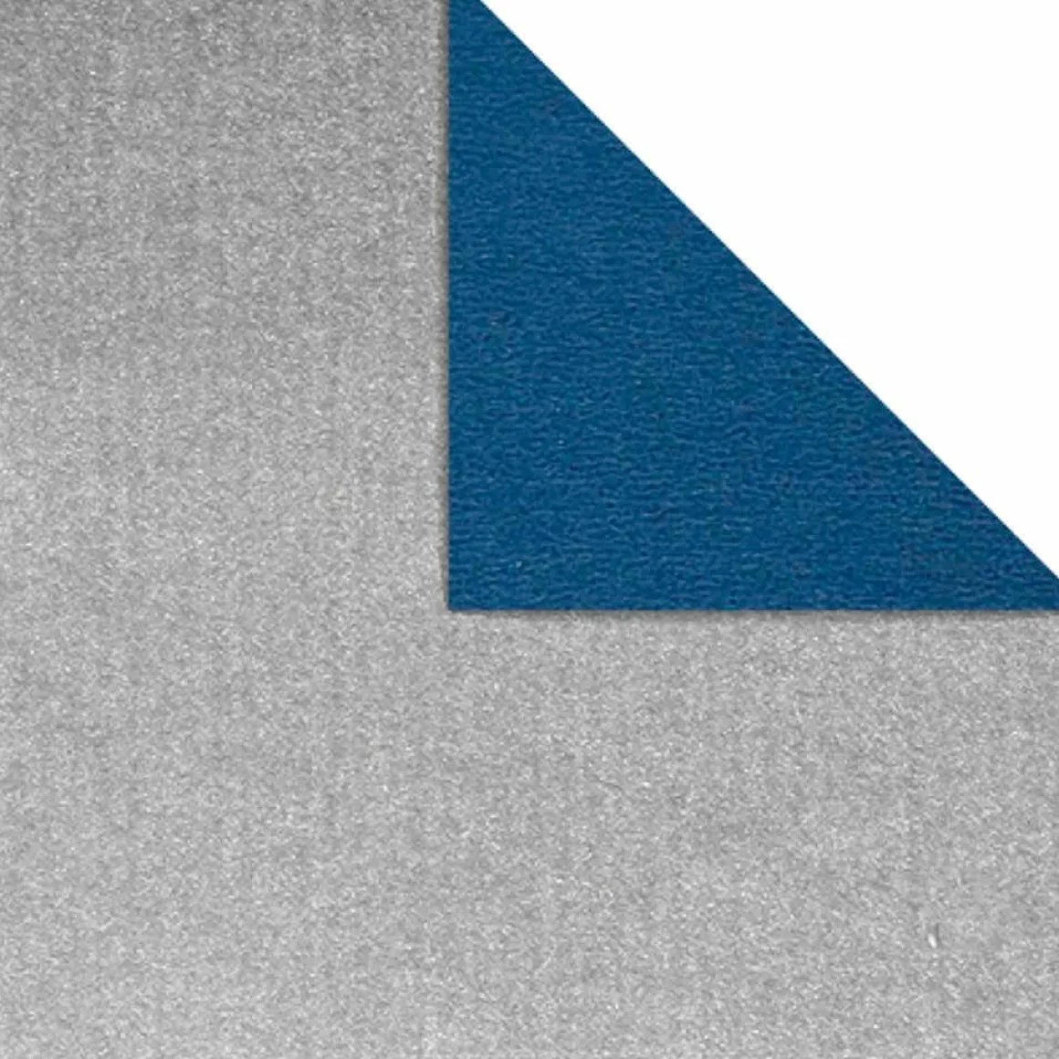 Geschenkpapier Bicolor Secare Rolle 50 Cm, 250 M, Silber Blau