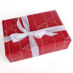 Geschenkpapier Weihnachtsbaumornamente