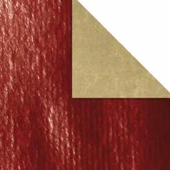 Geschenkpapier-Rolle Kraftpapier Secare Rolle 70 Cm, 50 M, Rot-metallic