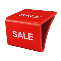 Glasbodenaufstecker, Rot 'Sale'