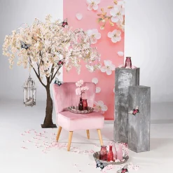 Glasvasen-Set 18 Cm Hoch, 4tlg., Pink/rosa