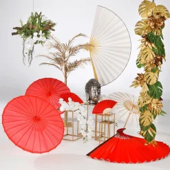 Goldene Kunstpalme, 140 Cm