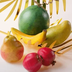 Granatapfel Lebensmittel-Attrappe, 3 Stück