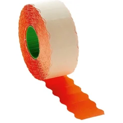 Haftetiketten 26x12 Mm, Leuchtrot, 1500 Stk.