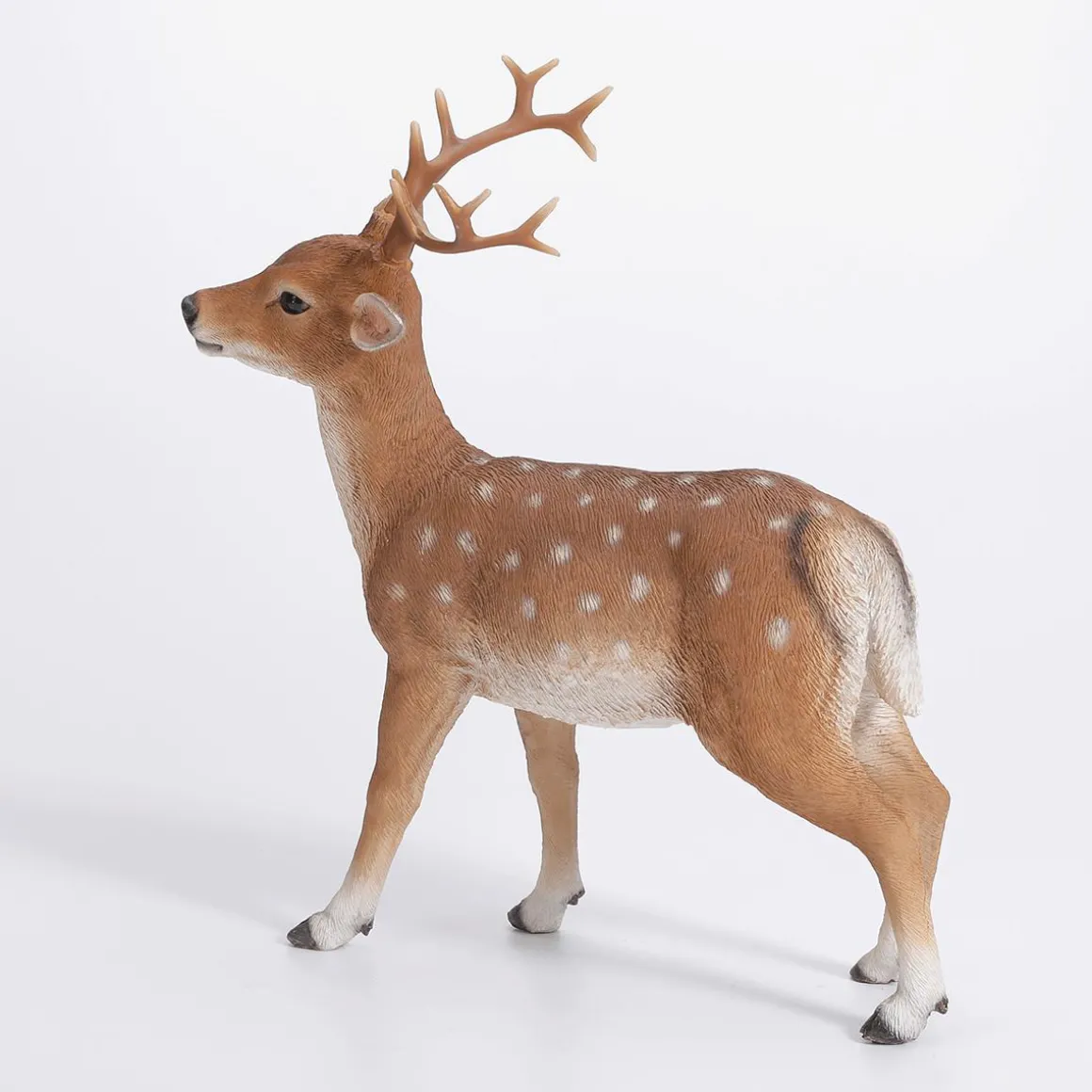 Hirsch-Dekofigur Aus Polyresin 23 Cm