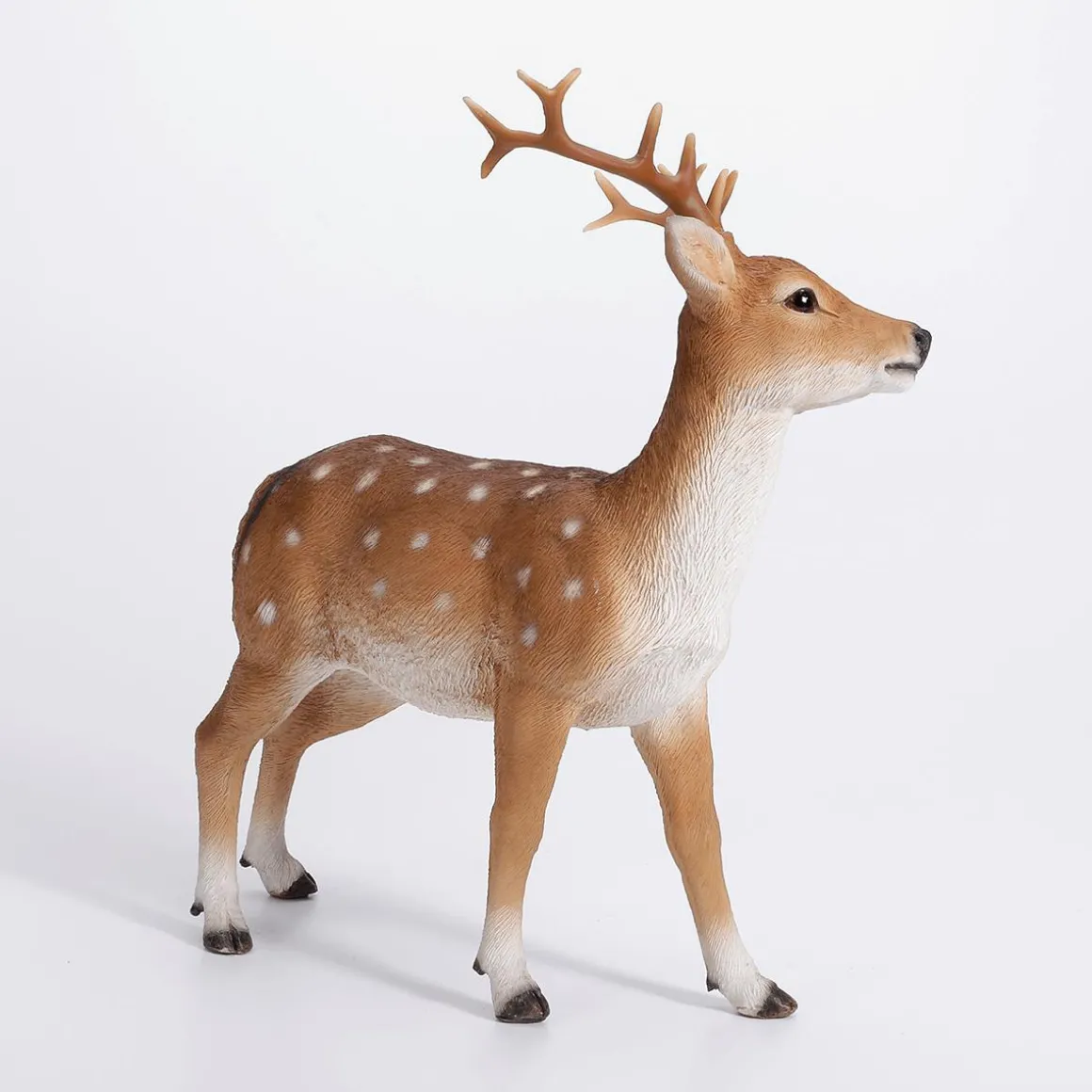 Hirsch-Dekofigur Aus Polyresin 23 Cm
