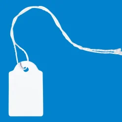 Hänge-Etikett Mit Faden, 22 X 35 Mm