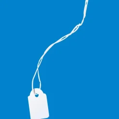 Hänge-Etikett Mit Faden, 15 X 24 Mm