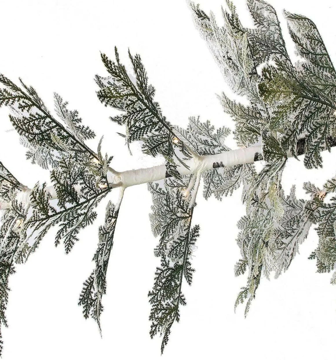 Hängender, Künstlicher Weihnachtsbaum Zeder Mit Beeisten Nadeln 300 Cm