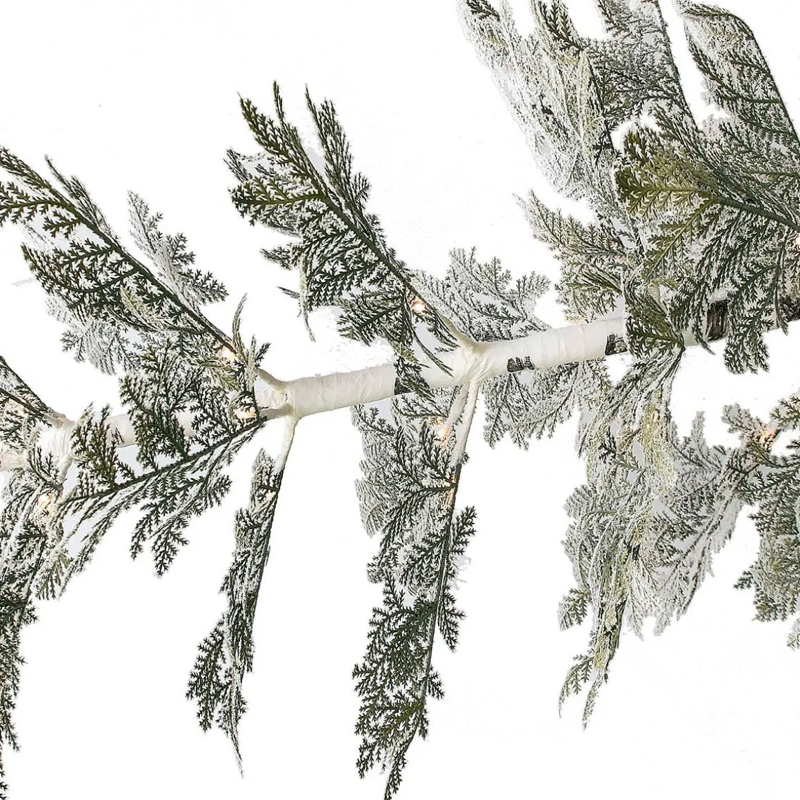 Hängender, Künstlicher Weihnachtsbaum Zeder Mit Beeisten Nadeln 400 Cm