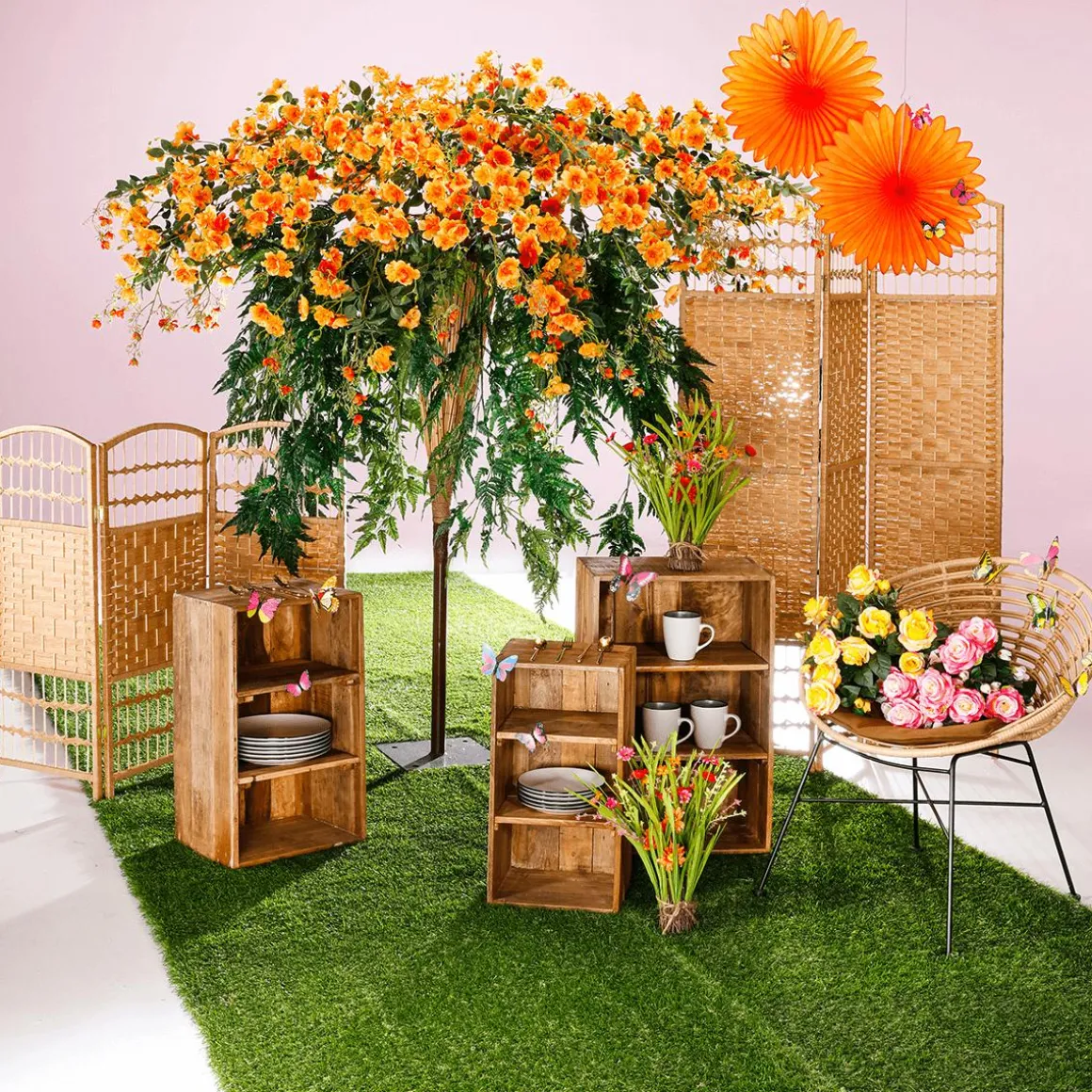 Holz Deko Regale 3 Stück, 50 Cm, 65 Cm, 70 Cm Hoch