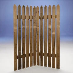 Holz Lattenzaun Paravent 120x150 Cm