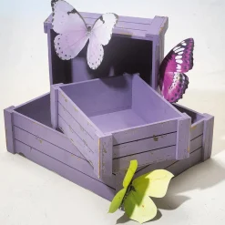 Holzkisten-Satz, Lila