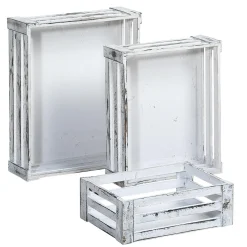 Holzkisten-Satz, Weiß