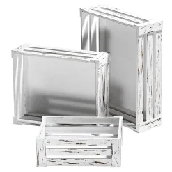 Holzkisten-Satz, Weiß