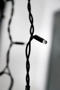 Icicle-Light Lichterkette 300 Cm IP44, Schwarz