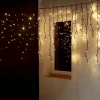 Icicle-Light Lichterkette 300 X 100cm IP44, Schwarz