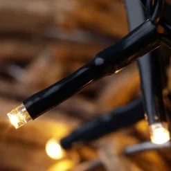 3in1 Lichterkette: Bunt, Warm Gelb Oder Im Wechsel Blinkende LED Lichterkette Mit Timer, Für Außen, 16 M