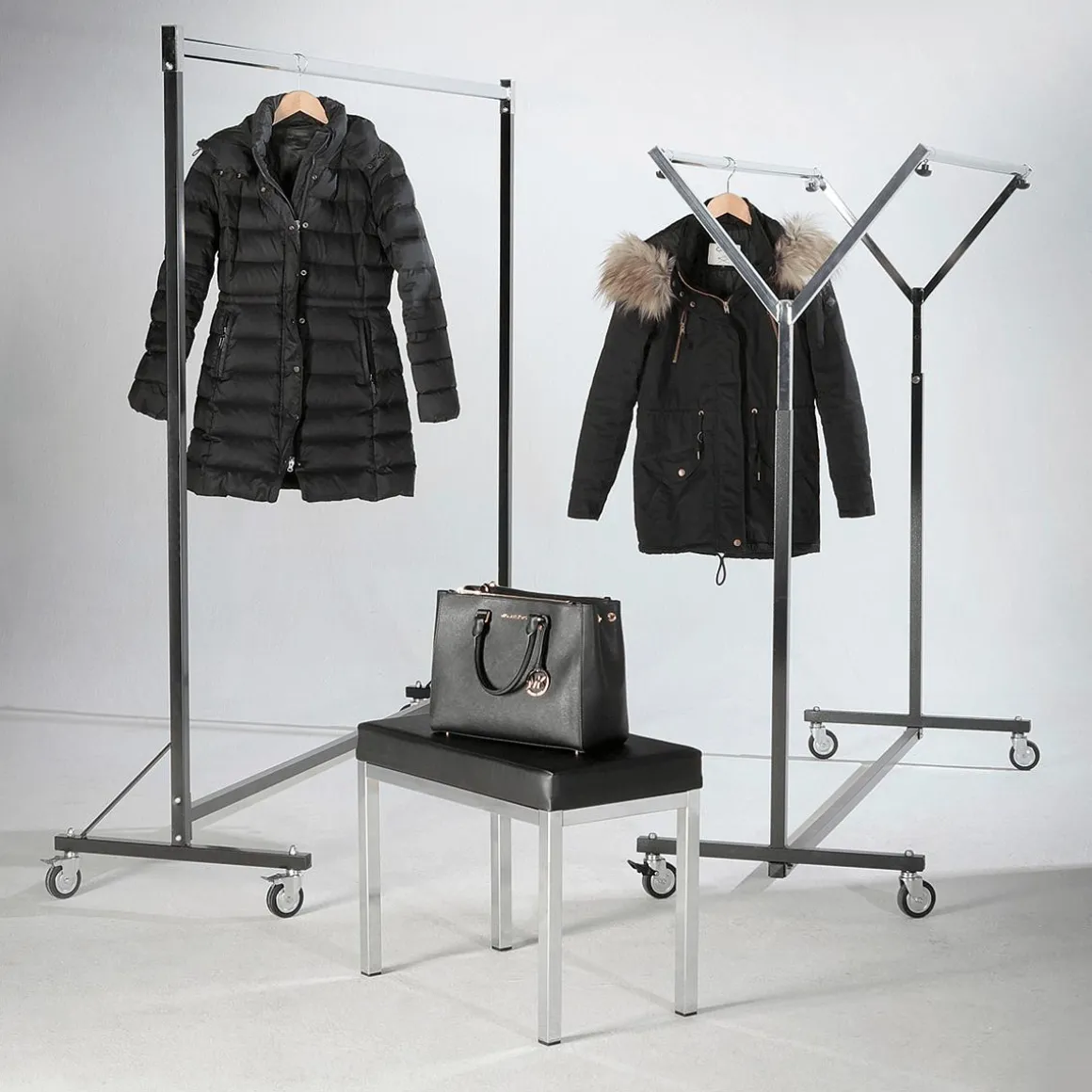 Industrie-Rollständer, Fixe Höhe 161 Cm