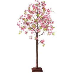 Kirschblüten-Kunstbaum Rosa Mit Standplatte 120 Cm