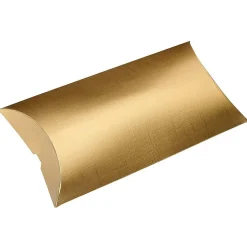 Kissenschachtel 24 Cm Lang, 10 Stück, Gold