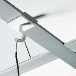 Klebehaken Quadratisch, 10 Stück