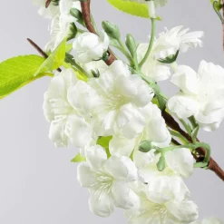 Künstliche Kirschblüten-Girlande Weiß 110 Cm