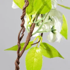 Künstliche Kirschblüten-Girlande Weiß 110 Cm