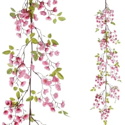 Künstliche Rosa Kirschblüten-Girlande 140 Cm