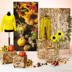 Künstliche Sonnenblumengirlande 125 Cm